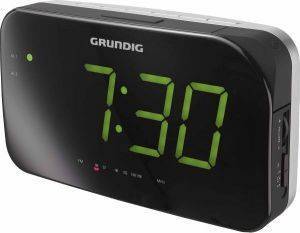 GRUNDIG SONOCLOCK 490 CLOCK RADIO SILVER