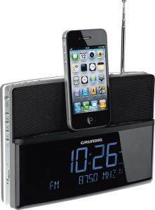 GRUNDIG SONOCLOCK 990 IP FM RDS TUNER WITH IPHONE/IPOD DOCKING STATION