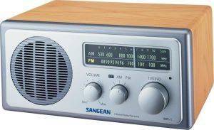 SANGEAN WR-1 FM/AM WOODEN CABINET RECEIVER WALNUT