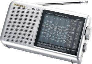 SANGEAN SG-622 FM/MW/SW 1-10 WORLD RECEIVER SILVER SANGEAN SG-622 FM/MW/SW 1-10 WORLD RECEIVER SILVER