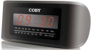 COBY CRA54 DIGITAL ALARM CLOCK WITH AM/FM RADIO