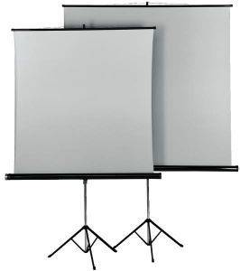 HAMA 18792 TRIPOD PROJECTION SCREEN 125 DUO WHITE/SILVER