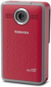 TOSHIBA CAMILEO CLIP RED