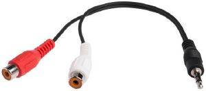 NATEC NKA-0540 EXTREME MEDIA CABLE STEREO MINI JACK/2XRCA M/F 0.2M