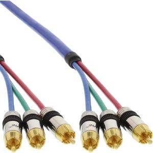 INLINE RGB VIDEO RCA CABLE GOLD PLATED PLUG 3XRCA 5M INLINE RGB VIDEO RCA CABLE GOLD PLATED PLUG 3XRCA 5M