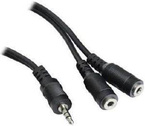 INLINE AUDIO Y ADAPTER CABLE 3.5MM JACK 0.2M INLINE AUDIO Y ADAPTER CABLE 3.5MM JACK 0.2M