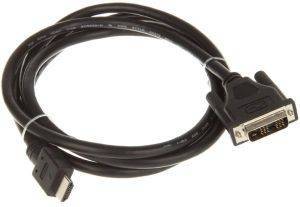 INLINE HDMI TO DVI ADAPTER CABLE HIGH SPEED 2M BLACK