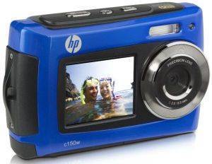 HP C150W WATERPROOF CAMERA BLUE