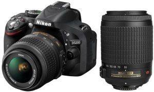NIKON D5200 KIT BLACK + AF-S DX 18-55 VR II + 55-200 VR NIKON D5200 KIT BLACK + AF-S DX 18-55 VR II + 55-200 VR