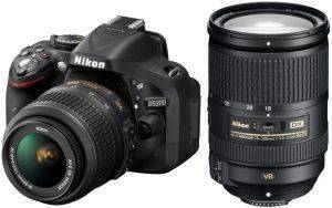 NIKON D5200 KIT BLACK + AF-S DX 18-55 VR II + 55-300 VR