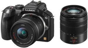 PANASONIC LUMIX DMC-G5 KIT BLACK + 14-42MM + 45-150MM MEGA OIS
