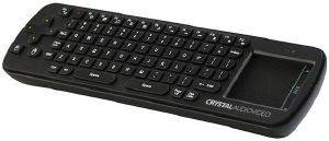 CRYSTAL AUDIO KEYMOTE MINI WIRELESS MOUSE/KEYBOARD FOR SMART TV/PC/MEDIA PLAYERS CRYSTAL AUDIO KEYMOTE MINI WIRELESS MOUSE/KEYBOARD FOR SMART TV/PC/MEDIA PLAYERS