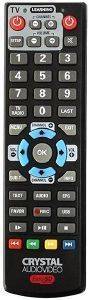 CRYSTAL AUDIO EASY-SD REMOTE CONTROL FOR CRYSTAL AUDIO DVB-T SD CRYSTAL AUDIO EASY-SD REMOTE CONTROL FOR CRYSTAL AUDIO DVB-T SD