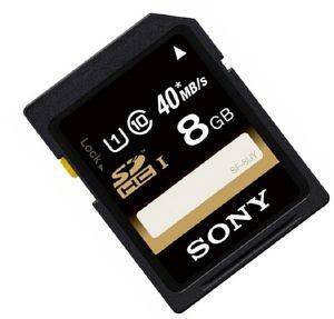 SONY SF8U 8GB SDHC UHS-1 CLASS 10 SONY SF8U 8GB SDHC UHS-1 CLASS 10