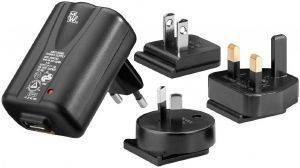 GOOBAY 53993 USB POWER SUPPLY WITH 3 TRAVEL ADAPTERS MAX. 1000MA GOOBAY 53993 USB POWER SUPPLY WITH 3 TRAVEL ADAPTERS MAX. 1000MA