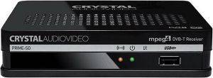 CRYSTAL AUDIO PRIME-SD DVB-T SD RECEIVER CRYSTAL AUDIO PRIME-SD DVB-T SD RECEIVER