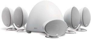 KEF E305 5.1 HOME THEATER SPEAKER SYSTEM WHITE