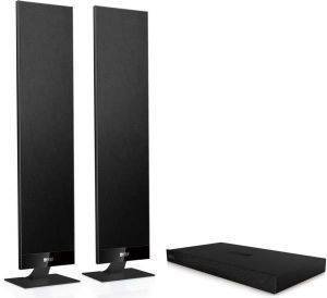 KEF V300 DIGITAL TV SOUND SYSTEM BLACK