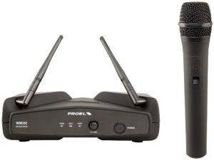 PROEL WM202M 864.900MHZ UHF CHANNEL WIRELESS MICROPHONE SYSTEM