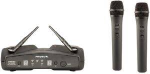 PROEL WM600DM 863-865MHZ PLL UHF DUAL CHANNEL WIRELESS MICROPHONE SYSTEM PROEL WM600DM 863-865MHZ PLL UHF DUAL CHANNEL WIRELESS MICROPHONE SYSTEM