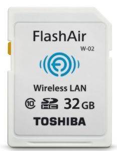 TOSHIBA FLASH AIR 32GB WIRELESS SDHC CLASS 10
