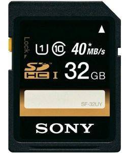 SONY SF32U 32GB SDHC UHS-1 CLASS 10 SONY SF32U 32GB SDHC UHS-1 CLASS 10