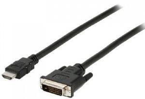 VALUELINE VLCP 34800 B2.00 HDMI CABLE MALE - DVI-D DUAL MALE 2M BLACK