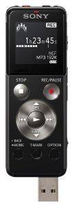 SONY ICD-UX543 4GB DIGITAL VOICE RECORDER WITH BUILT-IN USB BLACK SONY ICD-UX543 4GB DIGITAL VOICE RECORDER WITH BUILT-IN USB BLACK