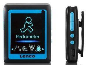 LENCO PODO-152 4GB MP4 PLAYER WITH PEDOMETER BLUE