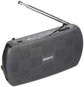 SONY SRF-18B PORTABLE AM/FM RADIO BLACK SONY SRF-18B PORTABLE AM/FM RADIO BLACK