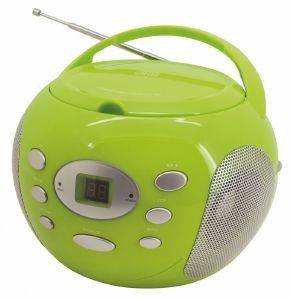 SOUNDMASTER SCD2000GR CD-BOOM BOX WITH AUX-IN GREEN