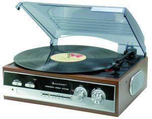 SOUNDMASTER PL186H NOSTALGIC RECORD PLAYER WITH RADIO