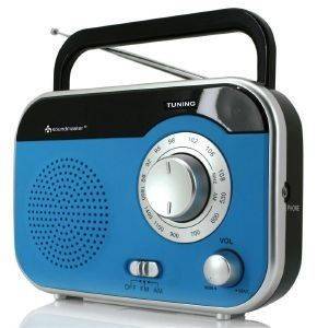 SOUNDMASTER TR410BL PORTABLE AM/FM RADIO BLUE