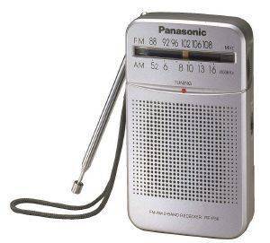 PANASONIC RF-P50 POCKET AM/FM RADIO SILVER PANASONIC RF-P50 POCKET AM/FM RADIO SILVER