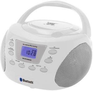 SOUNDMASTER SCD3800WS CD-BOOMBOX WITH CD AND BLUETOOTH WHITE SOUNDMASTER SCD3800WS CD-BOOMBOX WITH CD AND BLUETOOTH WHITE