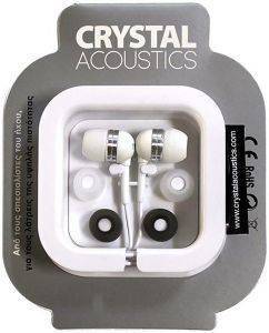 CRYSTAL AUDIO EAR-10-W IN-EAR HEADPHONES WHITE