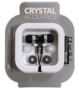 CRYSTAL AUDIO EAR-10-B IN-EAR HEADPHONES BLACK