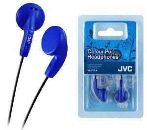 JVC HA-F11-A IN-EAR HEADPHONES BLUE