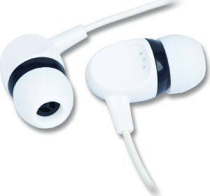 GEMBIRD MP3-EP04B MP3 STEREO EARPHONES GOLD-PLATED 3.5MM JACK PLASTIC WHITE/BLACK