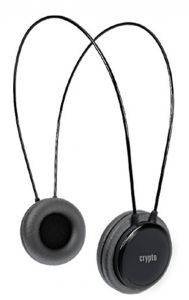 CRYPTO HP-100 ON-EAR HEADPHONE BLACK
