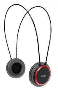 CRYPTO HP-100 ON-EAR HEADPHONE BLACK/RED