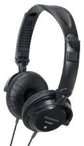 PANASONIC RP-DJS200 LIGHTWEIGHT DJ STYLE HEADPHONES BLACK