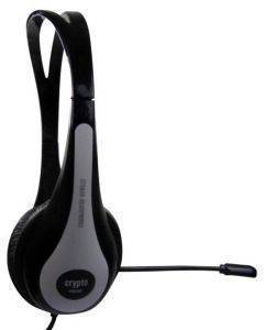 CRYPTO HS200 BLACK/WHITE HEADSET CRYPTO HS200 BLACK/WHITE HEADSET