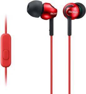 SONY MDR-EX110AP IN-EAR HEADPHONES RED