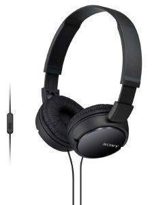 SONY MDR-ZX110AP EXTRA BASS HEADSET BLACK