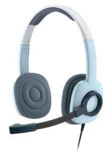 LOGITECH 981-000377 H250 ICE BLUE STEREO HEADSET