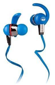 MONSTER ISPORT IMMERSION IN-EAR HEADPHONES WITH CONTROLTALK BLUE