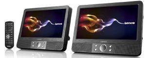 LENCO MES-403 9\'\' DUAL PORTABLE DVD PLAYER LENCO MES-403 9\'\' DUAL PORTABLE DVD PLAYER