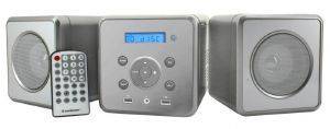 SOUNDMASTER MCD380BT CD/MP3 MINI STEREO MUSIC CENTER WITH USB AND BLUETOOTH SILVER SOUNDMASTER MCD380BT CD/MP3 MINI STEREO MUSIC CENTER WITH USB AND BLUETOOTH SILVER