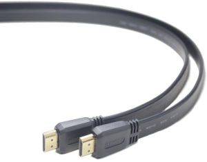 CABLEXPERT CC-HDMI4F-10 HDMI MALE-MALE FLAT CABLE 3M BLACK CABLEXPERT CC-HDMI4F-10 HDMI MALE-MALE FLAT CABLE 3M BLACK